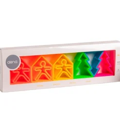 Dëna Aktivitetslegetøj - Silikone - 9 Dele - Neon