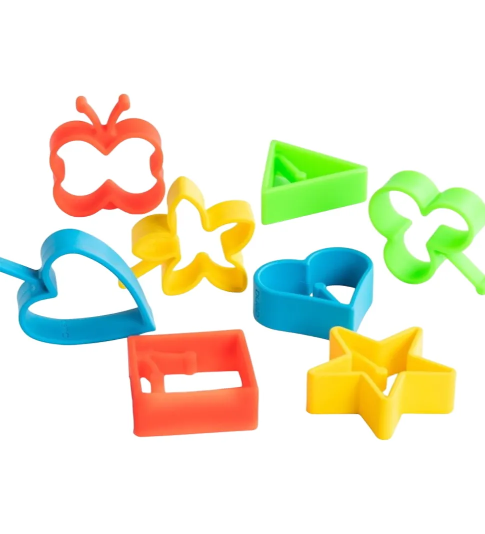 Dëna Aktivitetslegetøj - Silikone - Magisk Flip - 8 Dele - Neon