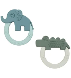 Done by Deer Bidering - 2-pak - Deer Friends - Blå/Grøn