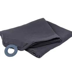 Doomoo Ammetæppe m. Bidering - Musselin - 100x85 cm - Grå