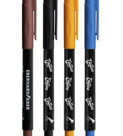 Eberhard Faber Tattoo Tusch m. Skabeloner - Beach - 4 Farver