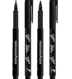 Eberhard Faber Tattoo Tusch m. Skabeloner - Skinlettering - 4 St
