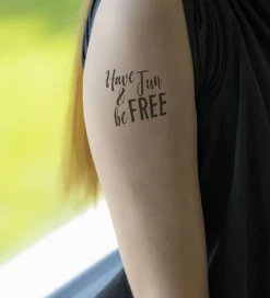 Eberhard Faber Tattoo Tusch m. Skabeloner - Skinlettering - 4 St