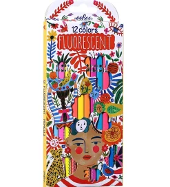 Eeboo Farveblyanter - 12 stk. - Fluorescerende