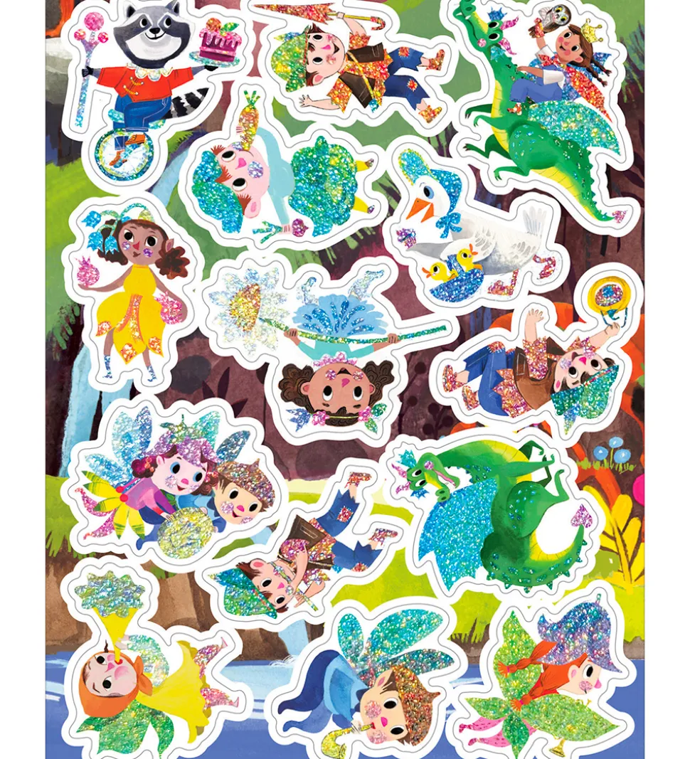 Eeboo Klistermærkebog - 200+ stk. - Eventyr