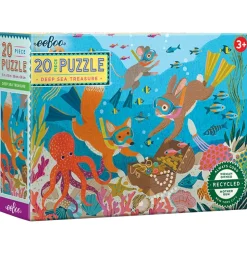 Eeboo Puslespil - 20 Brikker - 28x38 cm - Dybhavsskat