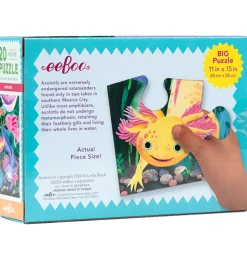 Eeboo Puslespil - 20 Brikker - 28x38 cm - Axolotl