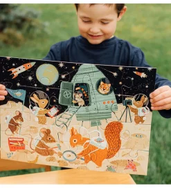 Eeboo Puslespil - 20 Brikker - 28x38 cm - Rummet