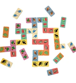 Eeboo Spil - Domino - Busy Woods