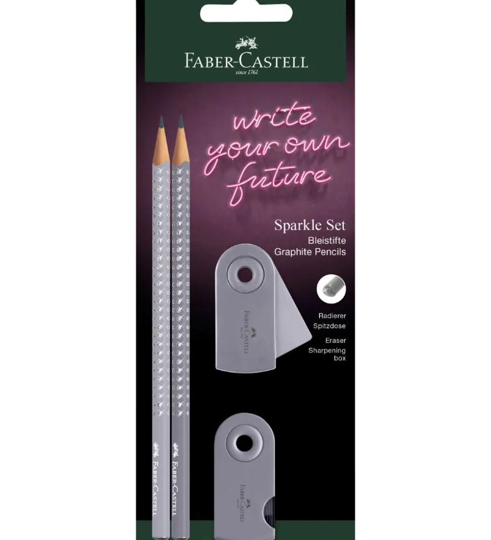 Faber-Castell Blyantsæt - Sparkle - 4 Dele