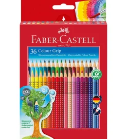 Faber-Castell Farveblyanter - Grip - Akvarel - 36 stk - Multifar