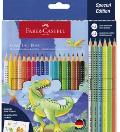 Faber-Castell Farveblyanter - 24 stk. - Grip Dino