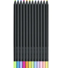 Faber-Castell Farveblyanter - Trekantet - 12 stk - Neon/Pastel