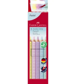 Faber-Castell Farveblyanter - Trekantet - Jumbo Grip - 5 stk. -