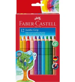 Faber-Castell Farveblyanter - Jumbo Grip - Akvarel - 12 stk - Mu