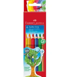 Faber-Castell Farveblyanter - Jumbo Grip - Akvarel - 6 stk - Mul