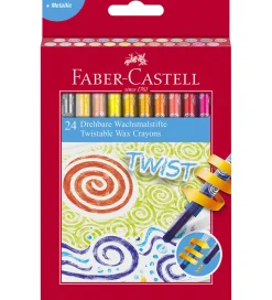 Faber-Castell Farvekridt - Twistable - 24 stk