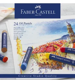 Faber-Castell Fedtfarver - 24 stk
