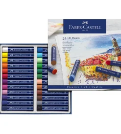 Faber-Castell Fedtfarver - 24 stk