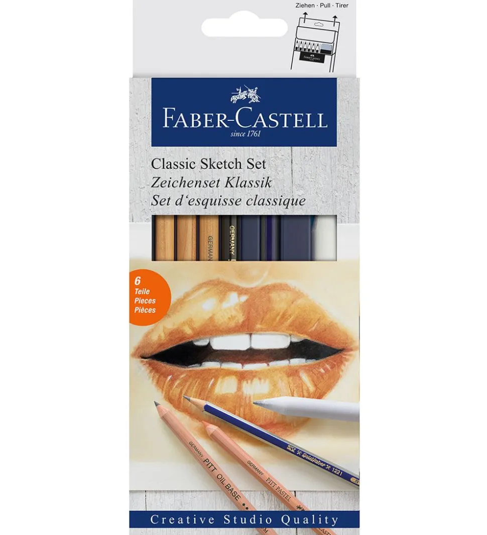 Faber-Castell Tegnesæt - Classic Sketch - 6 stk