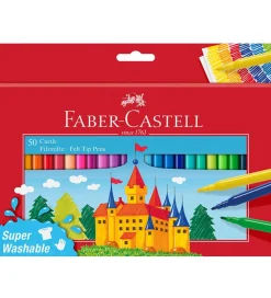 Faber-Castell Tuscher - Børn - 50 stk. - Multifarvet