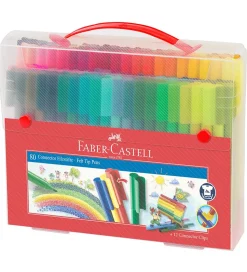 Faber-Castell Tuscher - Connector Etui - 80 stk - Multi