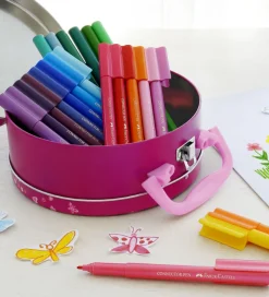 Faber-Castell Tuscher - Connector - 33 stk - Sommerfugle