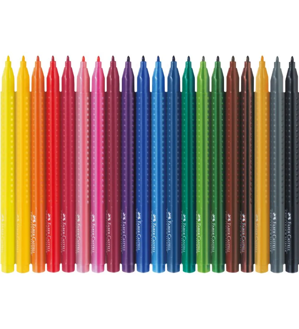 Faber-Castell Tuscher - Grip - 20 stk - Multifarvet