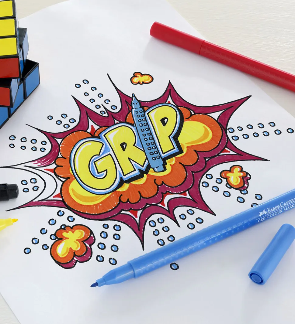 Faber-Castell Tuscher - Grip - 20 stk - Multifarvet