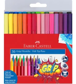 Faber-Castell Tuscher - Grip - 30 stk - Multifarvet