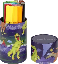 Faber-Castell Tuscher m. Etui - Connector - 20 stk. - Dino