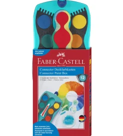 Faber-Castell Vandfarve - Connector - 12 Farver