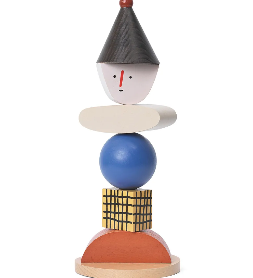 Ferm Living Stablelegetøj - Figure Stacking Blocks - Multi