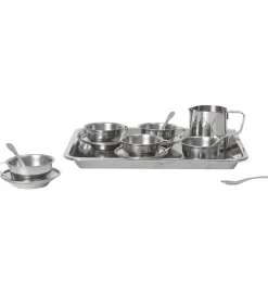 ferm Living Te-sæt - Toro - Børstet Stål