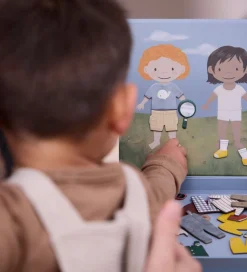 Filibabba Magnetisk Spil - Påklædningsdukker - Klar Til Dit Even