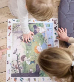 Filibabba Observationspuslespil - 30 Brikker - På Eventyr I Skov