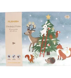 Filibabba Puslespil - 30 Brikker - Wonderful Winter - Skovens Dy