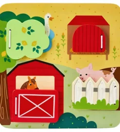 Fisher Price Aktivitetsplade - Træ - Gårdsdyr