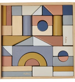 Flexa Træklodser - Play - 36 Dele - Multi