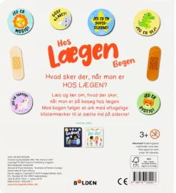 Forlaget Bolden Billedbog - Hos Lægen Bogen - 36 Klistermærker