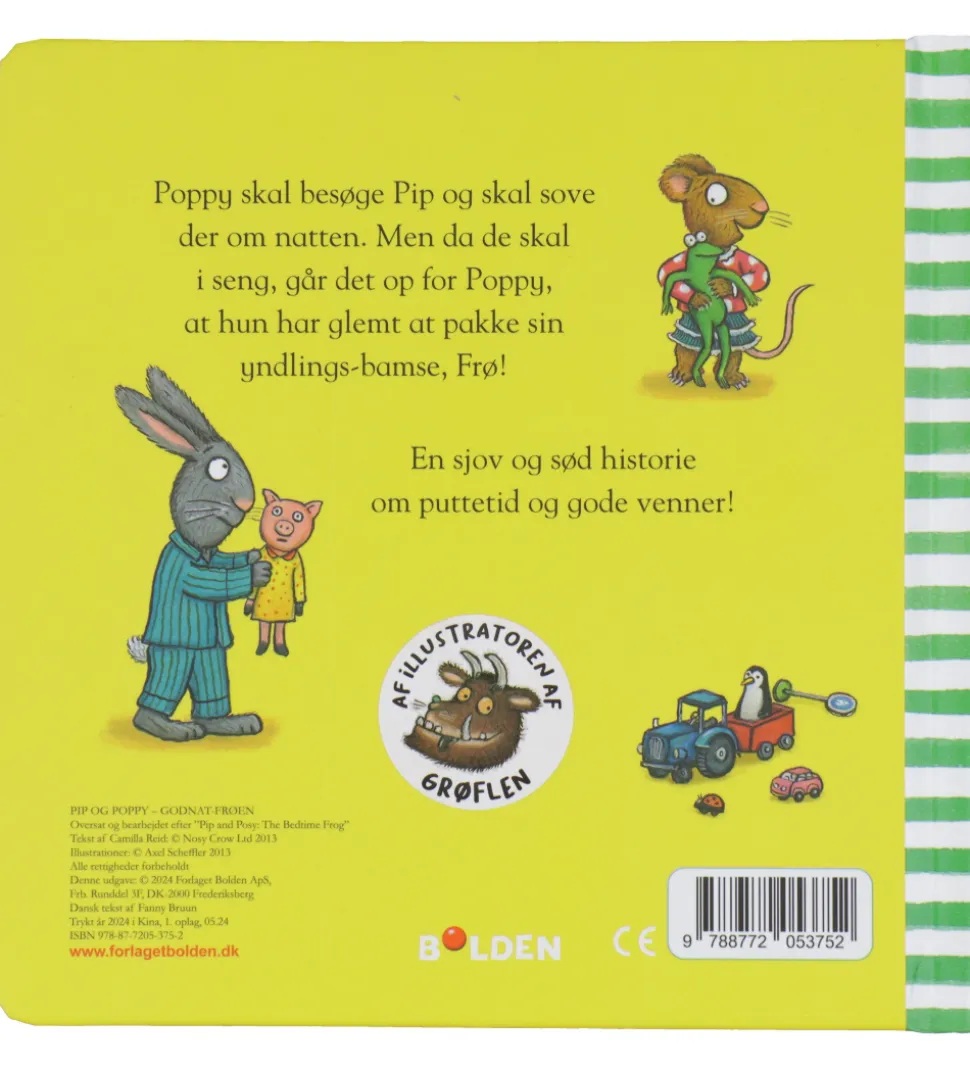 Forlaget Bolden Bog - Pip Og Poppy: Godnat-frøen