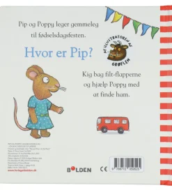 Forlaget Bolden Bog m. Flapper - Pip og Poppy: Leger Gemmeleg