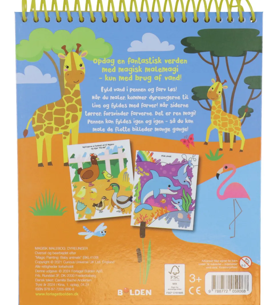 Forlaget Bolden Magisk Malebog - Dyreunger