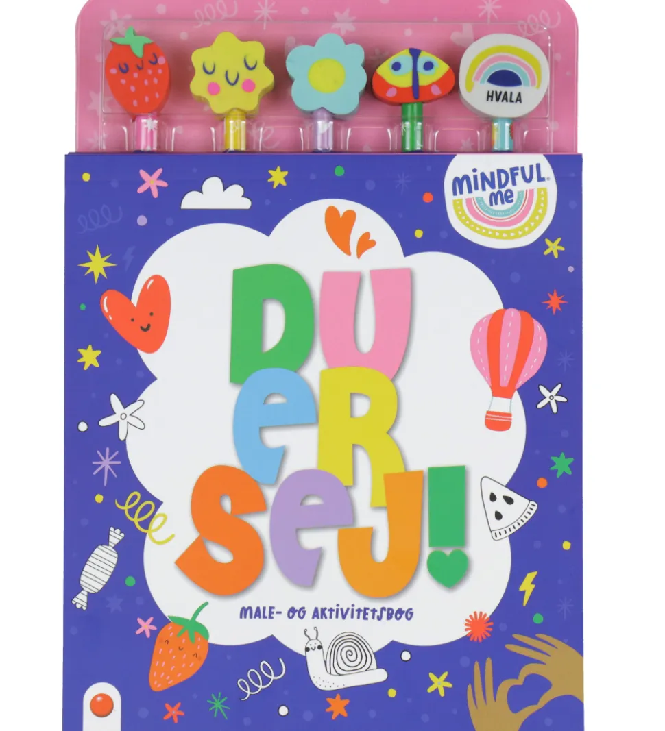 Forlaget Bolden Male- og Aktivitetsbog m. Blyanter - Du Er Sej