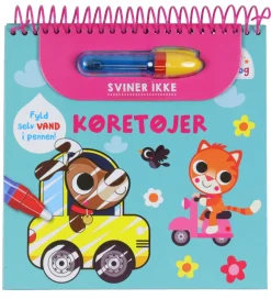 Forlaget Bolden Malebog - Magisk Malebog For De Mindste - Køretø