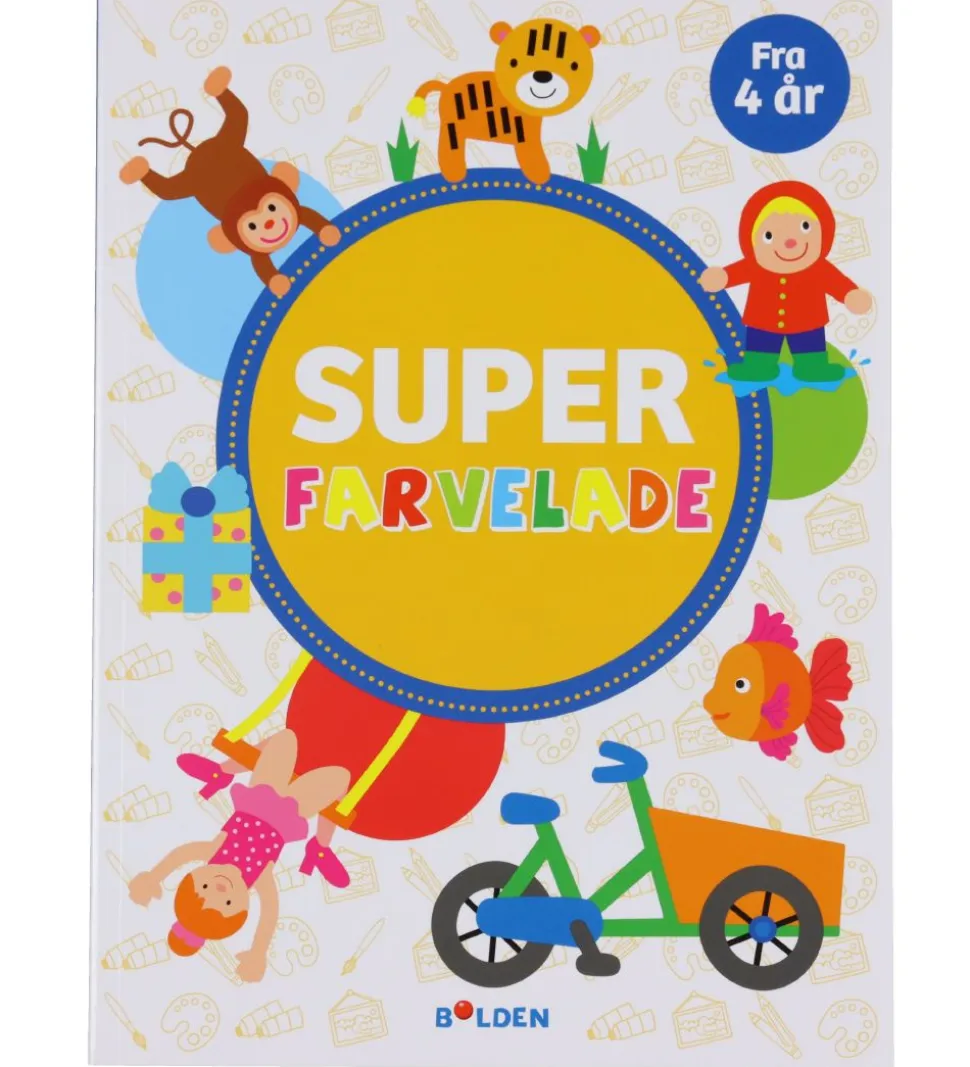 Forlaget Bolden Malebog - Super Farvelade - Dansk