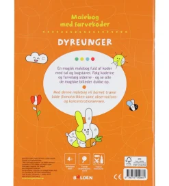 Forlaget Bolden Malebog m. Farvekoder - Dyreunger