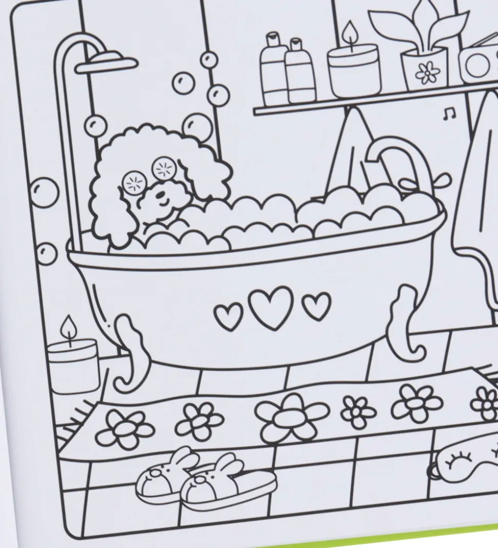 Forlaget Tukan Malebog - Cozy Colouring - Sunny Vibes - DA