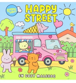 Forlaget Tukan Malebog - Cozy Time - Sunny Vibes: Happy Street