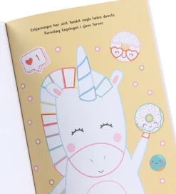 Forlaget Tukan Malebog m. Juveler - Enhjørning - DA